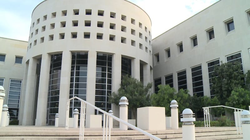 Foto de archivo del edificio de la corte federal de distrito en Laredo, Texas (KGNS)